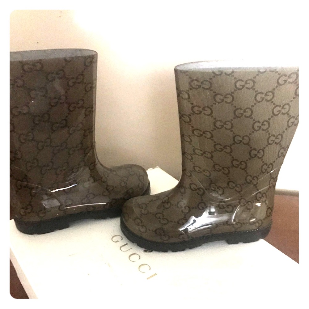 Authentic kids Gucci rain boots
